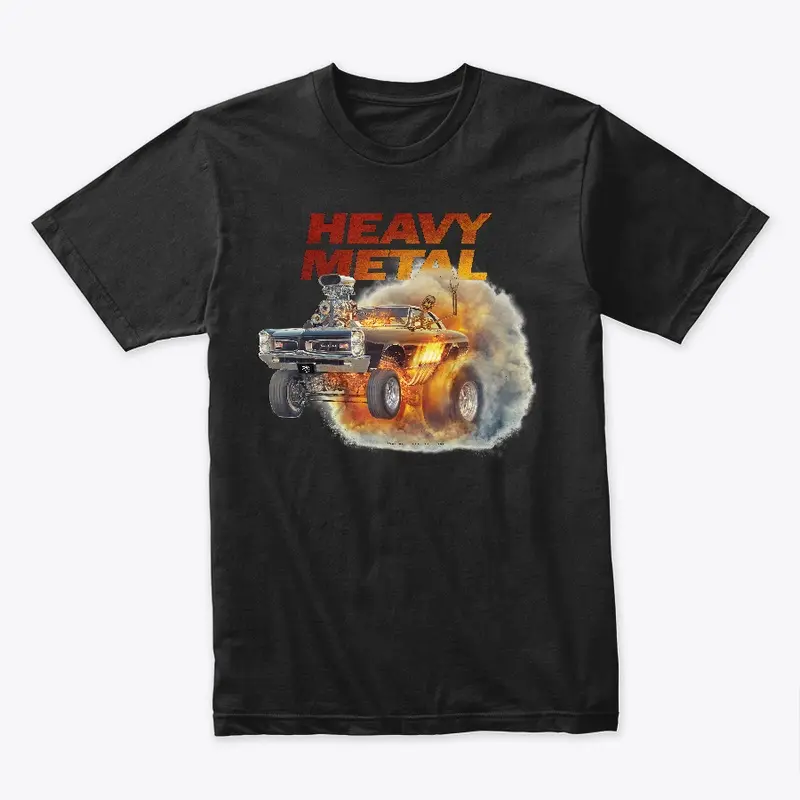 Heavy Metal 70's muscle car shirt 