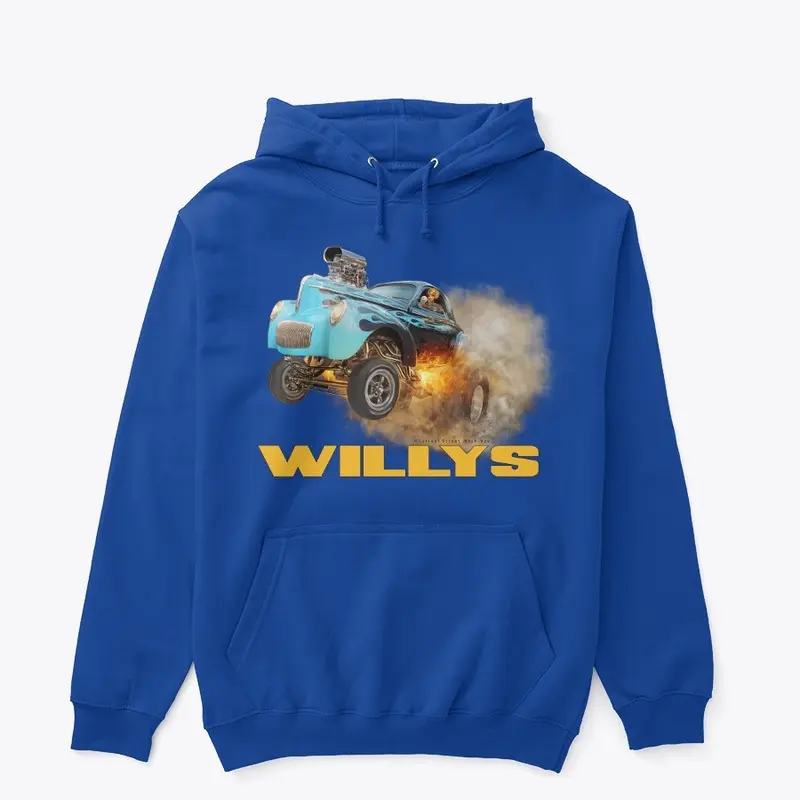  Willys Classic 70's muscle car shirt 