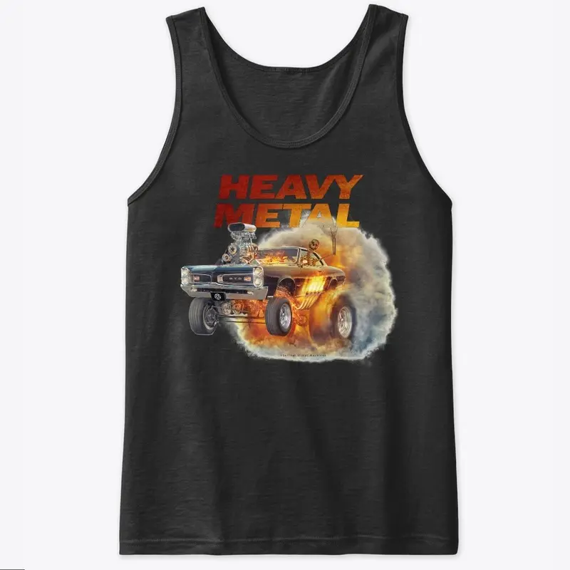 Heavy Metal 70's muscle car shirt 