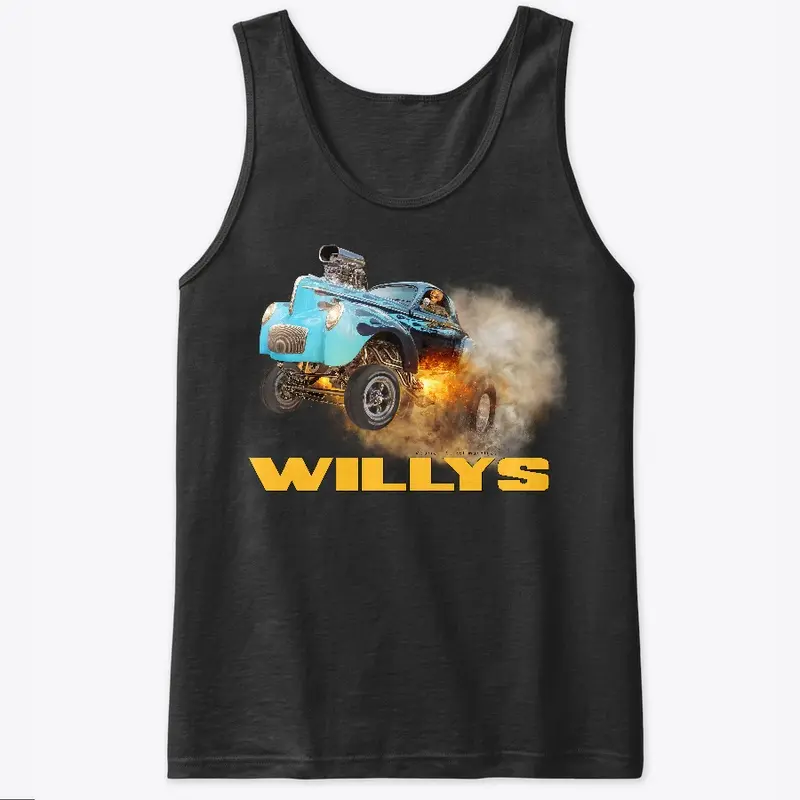  Willys Classic 70's muscle car shirt 