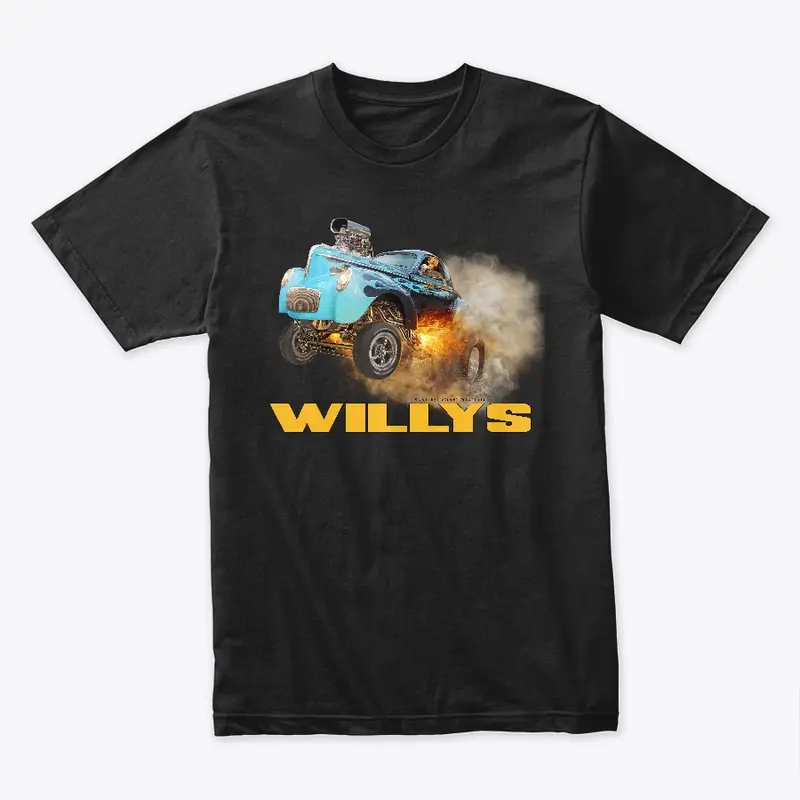  Willys Classic 70's muscle car shirt 