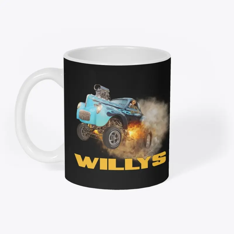  Willys Classic 70's muscle car shirt 